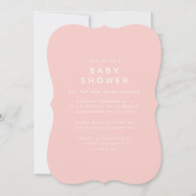 Baby kallet utanför babyduschinbjudan
