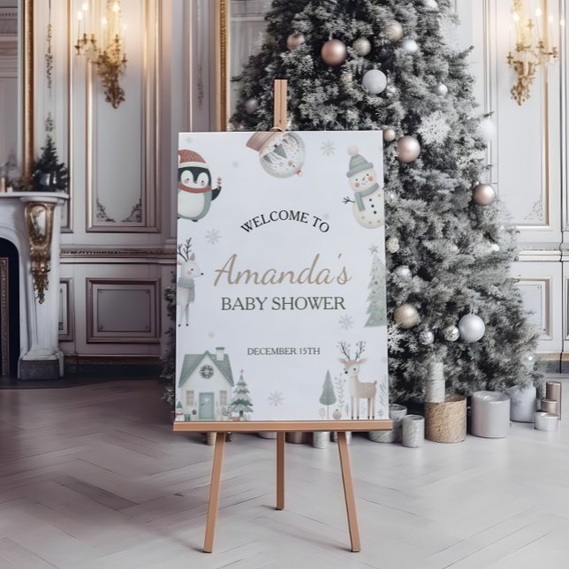 Baby: Kallet utanför babyvisningsskylten Välkomsts Poster (Skapare uppladdad)