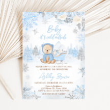 Baby Kallet utanför Blue Bear Baby Shower