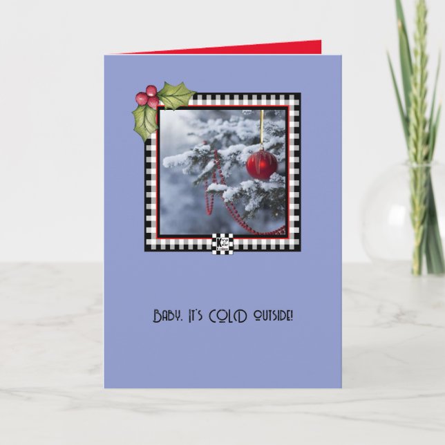 Baby, Kallet utanför Helgdag Kort (Framsida)