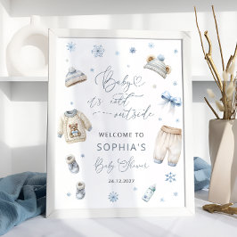 Baby: Kallet utanför kläder, babykläder Välkomsthä Poster