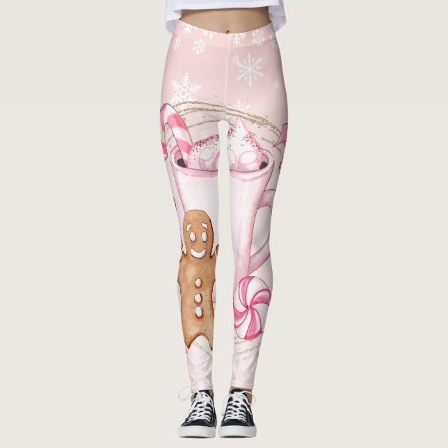 Baby kallet utanför lagarna leggings (Framsida)
