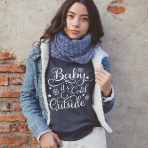 Baby Kallet utanför marinblåa kvinnor Tee Shirt