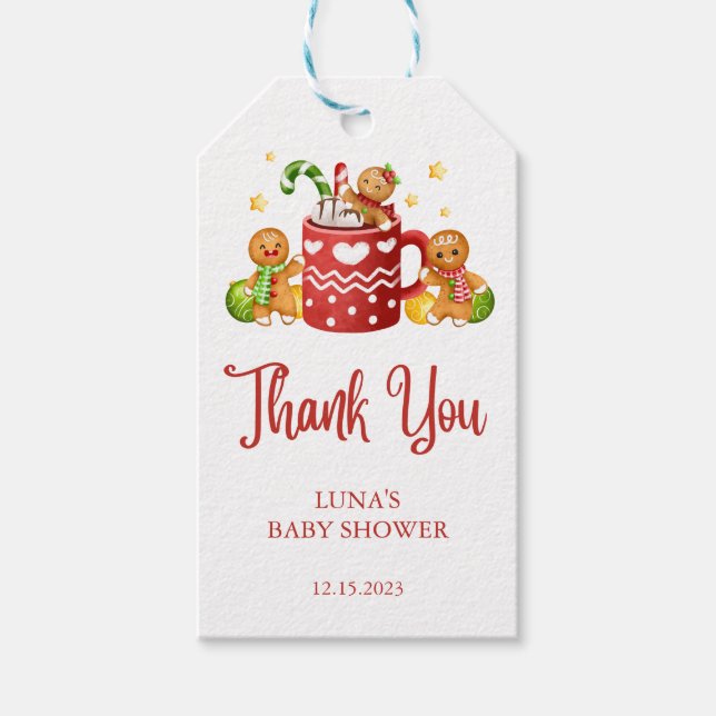 Baby Kallet utanför Mysiga babyskor Presentetikett (Framsidan)