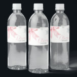 Baby Kallet utanför Rosa Bow Baby Shower Vattenflaskor Etikett<br><div class="desc">Öka din babydusch med vår charmerande Rosa Bow Baby Shower Flaska-etikett utskrivbar. Med vackra motiv från baby lägger de här anpassadena till lite stollig vid evenemanget. Anpassa för att skapa en underbar atmosfär som gör dina förfriskningar lika trevliga som de fräschar upp! BS992</div>