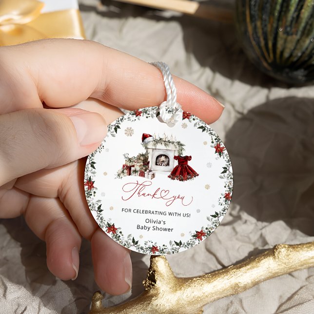 Baby Kallet utanför Tacken för babybabybabyskor Gåvor Etiketter (Skapare uppladdad)