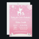 Baby Kallet utanför Winter Hjort Girl Baby Shower Inbjudningar<br><div class="desc">Baby dess Kall utanför Winter Hjort Man Baby Shower. Baby Shower. Vit och Rosa Snowflake. Winter Helgdag Baby Shower Inbjudan. Rosa Bakgrund. Om du vill göra ytterligare anpassningar klickar du på knappen "Anpassa" och användor verktyg som är utformat för att ändra mallen.</div>