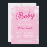 Baby Kallet utanför Winter Rosa Girl Baby Shower Inbjudningar<br><div class="desc">Baby dess Kall utanför besöket för babyskor för vinter. Rosa och vit snöflinga. Bjud in för barn. Winter Helgdag Baby Shower Inbjudan. Bakgrund i flicka. Om du vill göra ytterligare anpassningar klickar du på knappen "Anpassa" och användor verktyg som är utformat för att ändra mallen.</div>