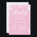Baby Kallet utanför Winter Rosa Girl Baby Shower Inbjudningar<br><div class="desc">Baby dess Kall utanför besöket för babyskor för vinter. Rosa och vit snöflinga. Bjud in för barn. Winter Helgdag Baby Shower Inbjudan. Bakgrund i flicka. Om du vill göra ytterligare anpassningar klickar du på knappen "Anpassa" och användor verktyg som är utformat för att ändra mallen.</div>