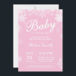 Baby Kallet utanför Winter Rosa Girl Baby Shower Inbjudningar<br><div class="desc">Baby dess Kall utanför besöket för babyskor för vinter. Rosa och vit snöflinga. Bjud in för barn. Winter Helgdag Baby Shower Inbjudan. Bakgrund i flicka. Om du vill göra ytterligare anpassningar klickar du på knappen "Anpassa" och användor verktyg som är utformat för att ändra mallen.</div>