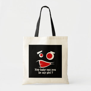 baby kan du vara min flickmonsterdesign T-Shirt Tygkasse