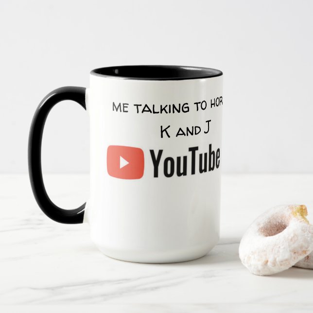 baby kapplöpningsstam vinner tävling YT Mugg (Med munk)