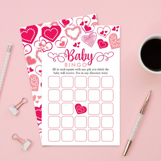 "Baby Kärlek" Alla hjärtans dag Babykläder Bingo G (Skapare uppladdad)