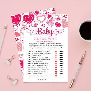"Baby Kärlek" Alla hjärtans dag Babyskor Gissa vem