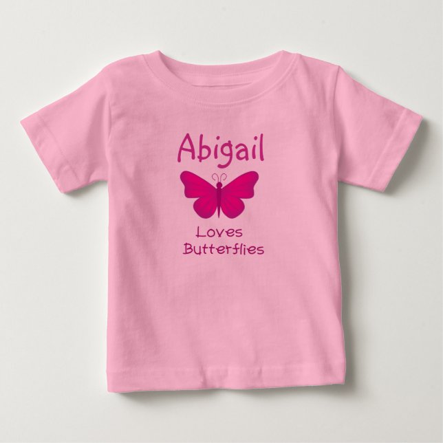 Baby kärlek Butterflies! Tee (Framsida)