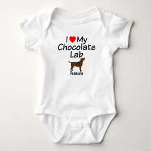 Baby Kärlek Chocolate Lab Hund Tröja