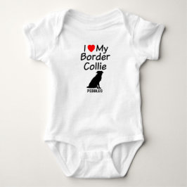 Baby Kärlek Gräns Collie Hund Tröja