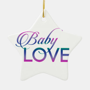Baby Kärlek Julgransprydnad Keramik