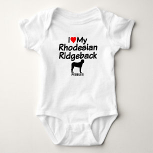Baby Kärlek Rhodesian Ridgeback Hund Tee