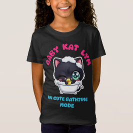 Baby Kat Lym In Cute Bathtime Mode T Shirt
