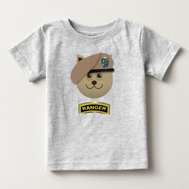 Baby Katten Ranger   T Shirt (Framsida)