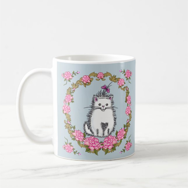 Baby Kattunge Katt Kopp (Vänster)
