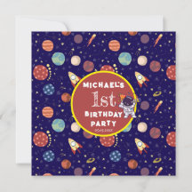 Baby Kids astronaut Rymd alla åldrar Födelsedagsfe