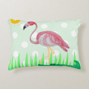 Baby Kids Flamingo Alligator Lumbar Prydnadskudde