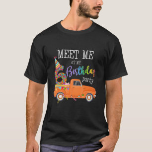 Baby Kids Girl träffade mig på mina Födelsedagsfes T Shirt