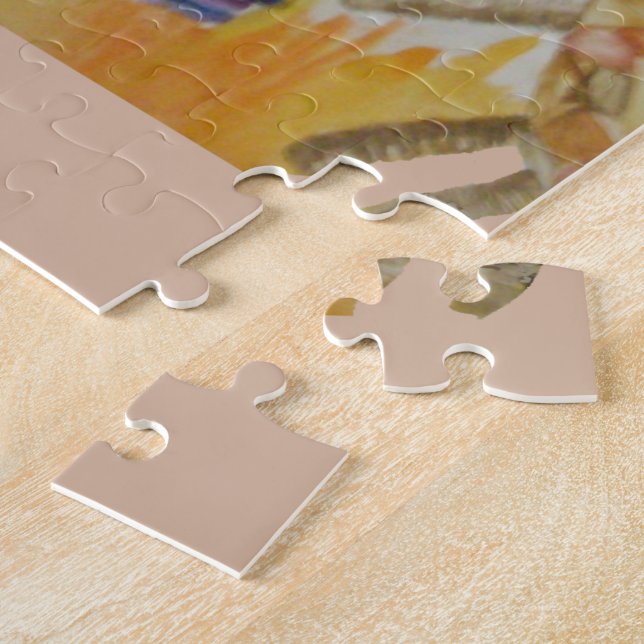 Baby Kids Jambo Jumbo Elephants Design Pussel (Sidan)