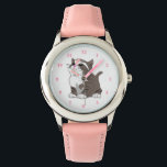 Baby Kitten Watch Gift Armbandsur<br><div class="desc">MJÖLKSJÖLKSBENADE målningsdesign för Cute Baby</div>