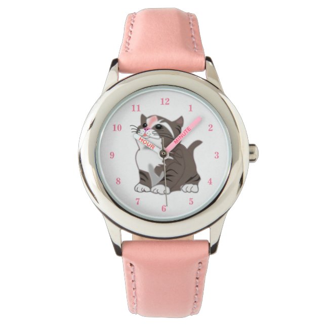 Baby Kitten Watch Gift Armbandsur (Framsida)