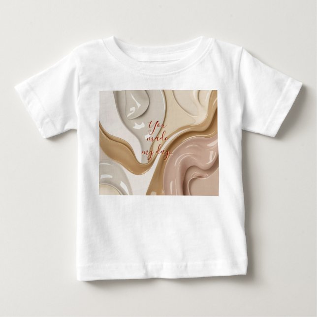 Baby klassisk t-shirt i snyggt grafik (Framsida)