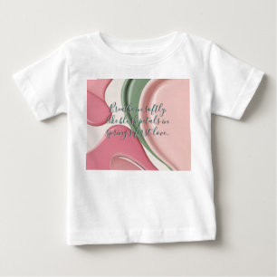 Baby klassisk t-shirt i stilren grafik