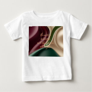 Baby klassisk t-shirt i stilren grafik
