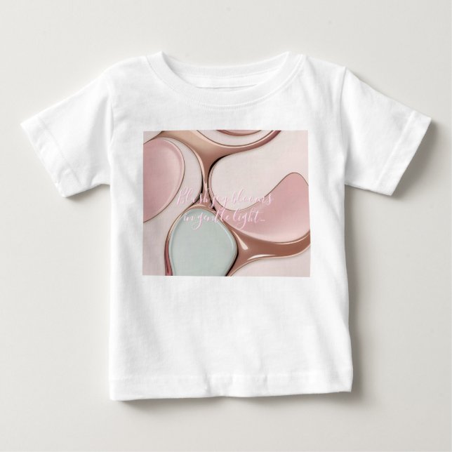 Baby klassisk t-shirt i stilren grafik (Framsida)