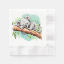 Baby Koala Baby Shower Pappersservett