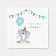 Baby Koala Ballong Festflagga Födelsedag