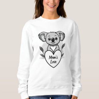 Baby Koala Bear Heart med ditt Anpassningsbar-medd T Shirt