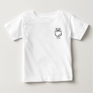 Baby Koala i fickan Söt Lägg till namn T Shirt