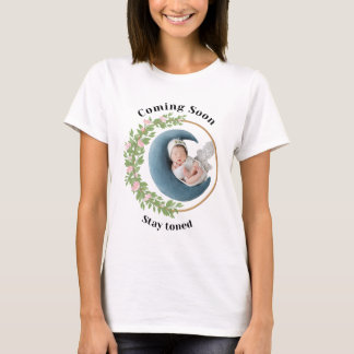 Baby kommer snart - fira den Glatta resan T Shirt