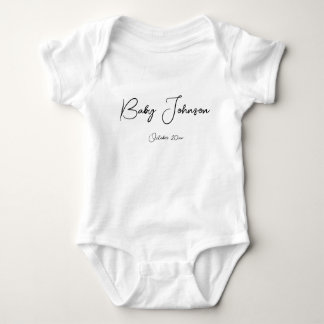 Baby Kommer Snart Graviditetsannonsering Bodysuit T Shirt
