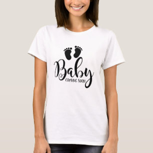 Baby kommer snart t shirt