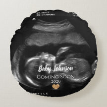 Baby kommer snart Ultralound Guld hjärta