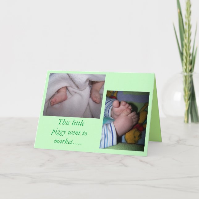 Baby-kort (spädbarn) kort (Framsida)