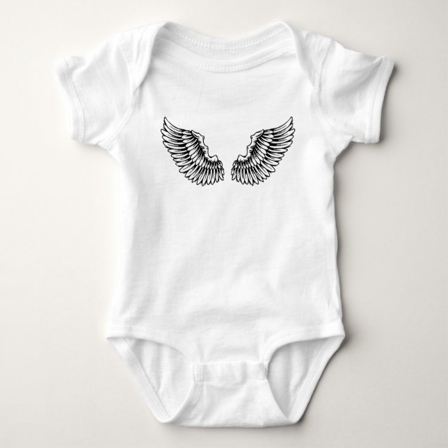 Baby Kostym, "Lil'Angel"-design T Shirt (Framsida)