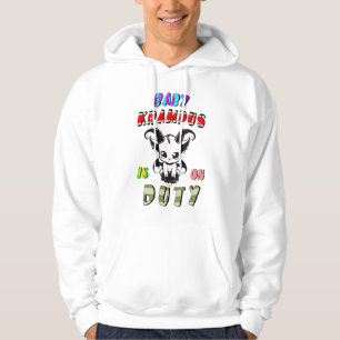 Baby Krampus är i tjänst Hoodie