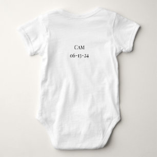 Baby-kroppen kostym säger: "Jag har anlänt" anpass T Shirt