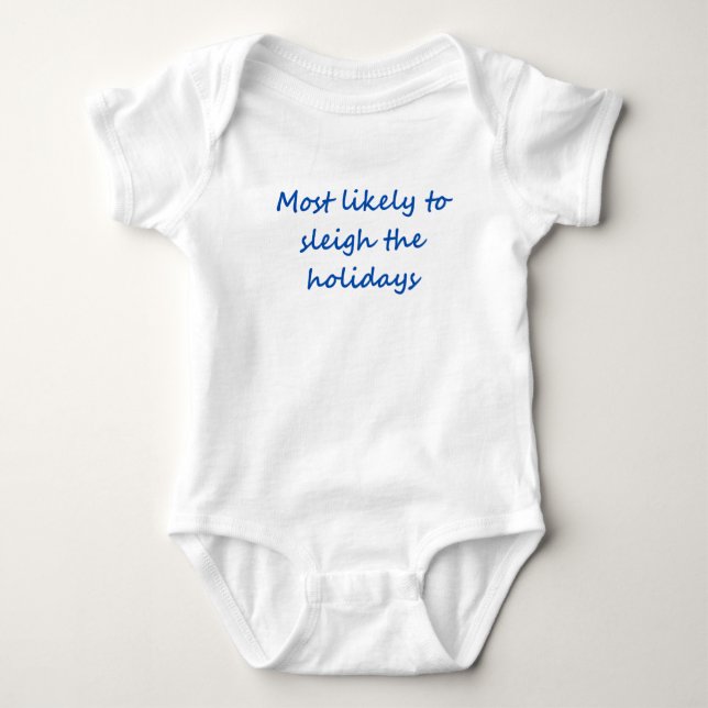 Baby-kroppsdräkt för jul t shirt (Framsida)