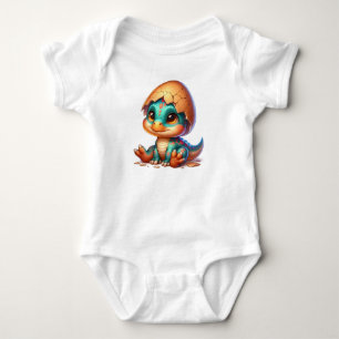 "baby-kroppsdräkter för barn lustig dinosaur juras t shirt
